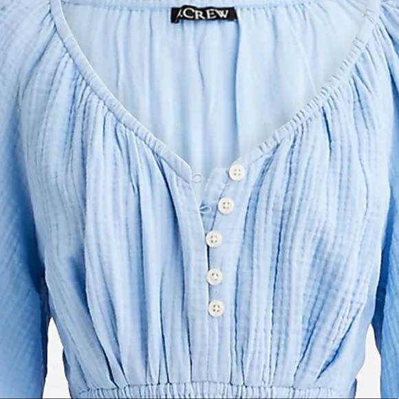 EUC J.Crew Cotton Gauze Midi Dress - Picture 2 of 3